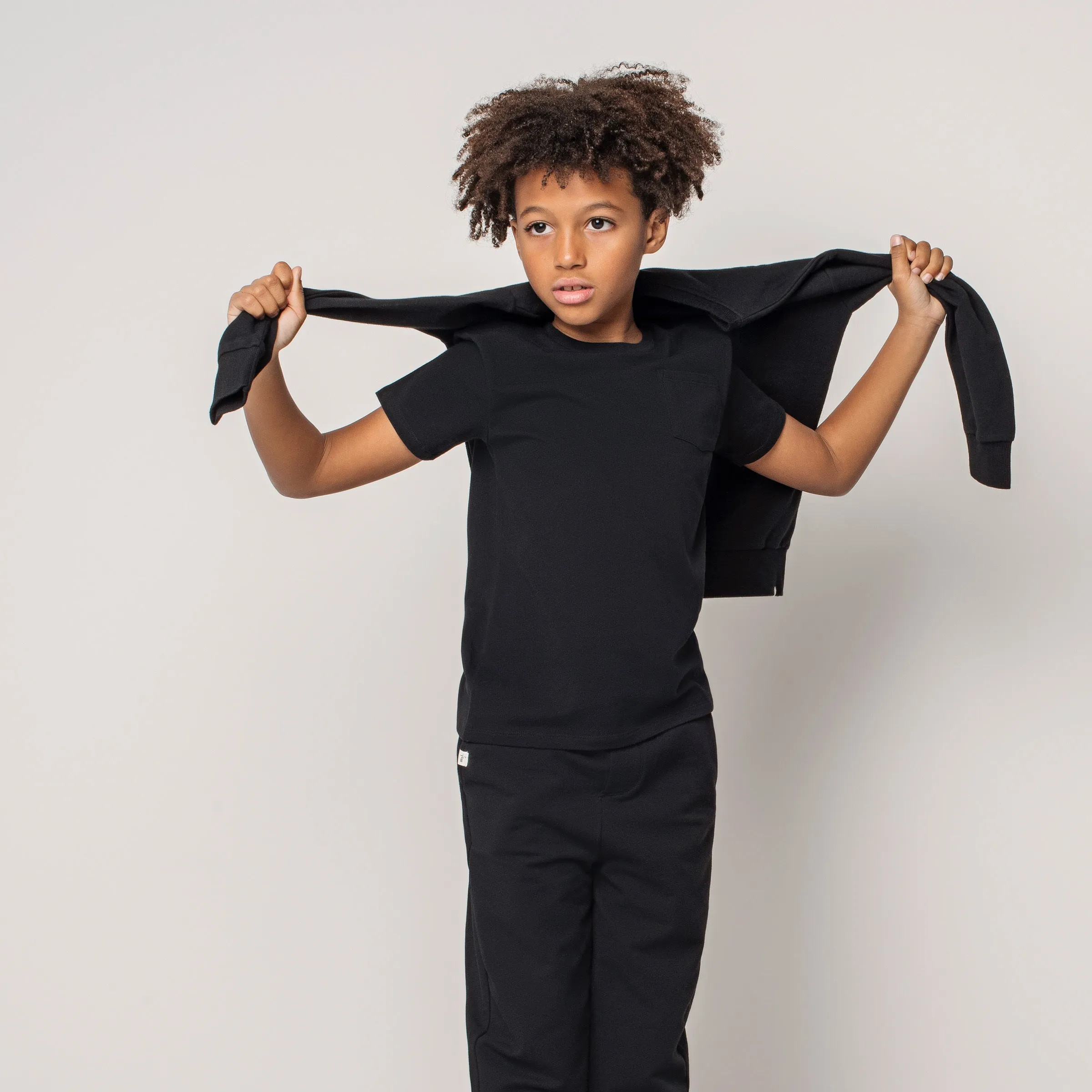 T-shirt « Miles Basiques » noir pur