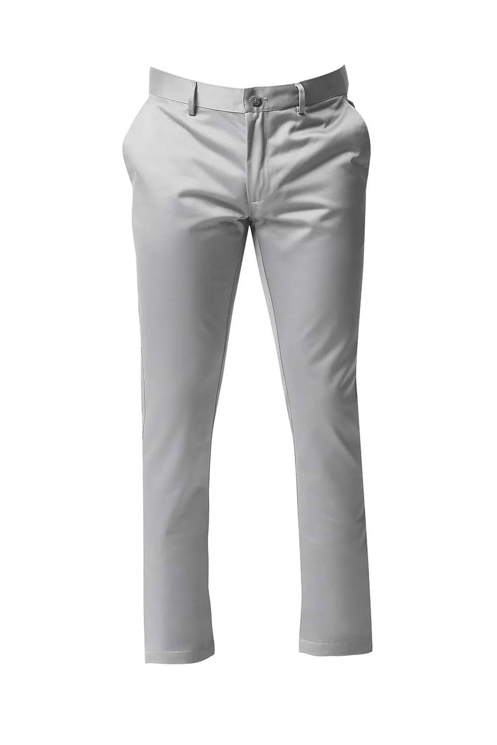 Tapered Fit Satin Trousers