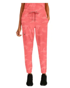 Tate Women's Camo Jogger Scrub Pant - Sunset - 9350