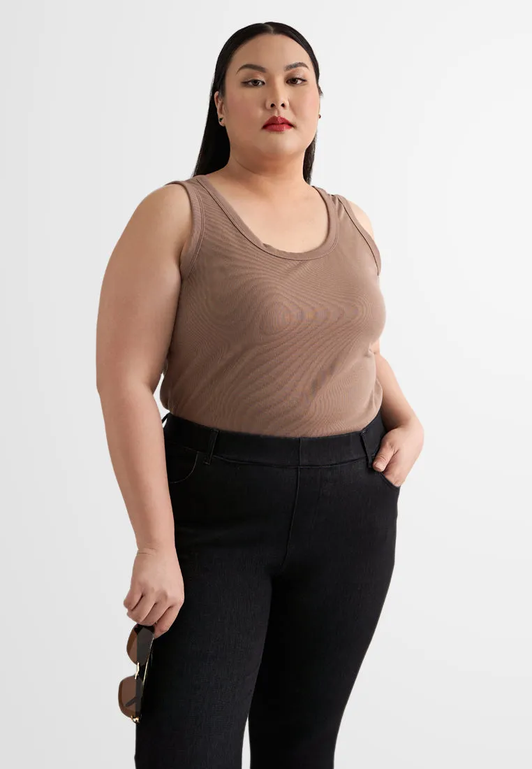 Teddy Basic Ribbed Tank Top