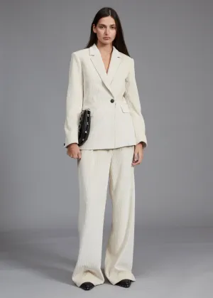 Tessa Blazer in Ivory