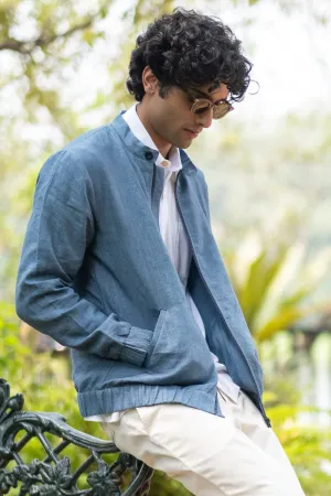 The Linen Bomber Jacket