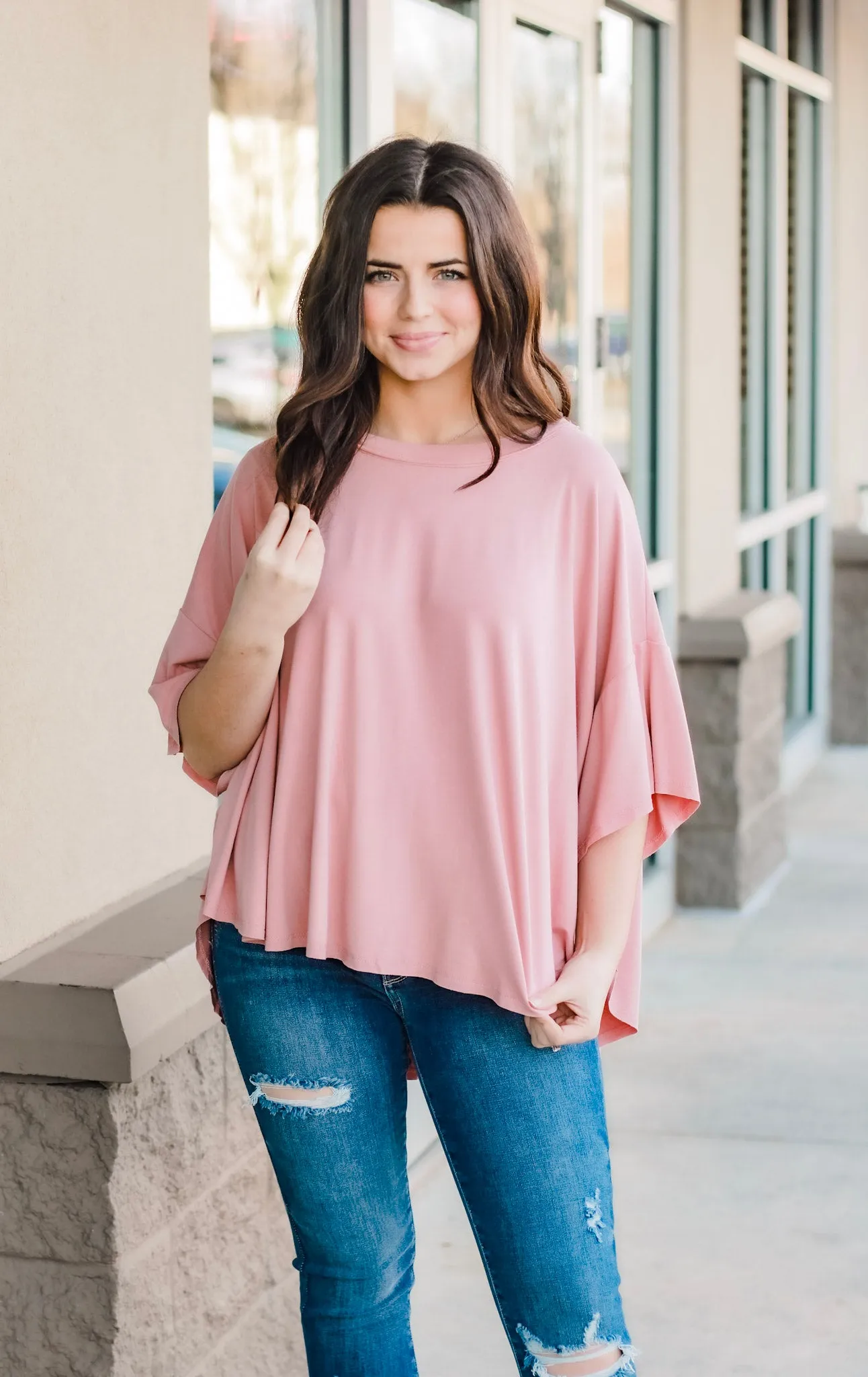 This is My Favorite Basic Top in Coral