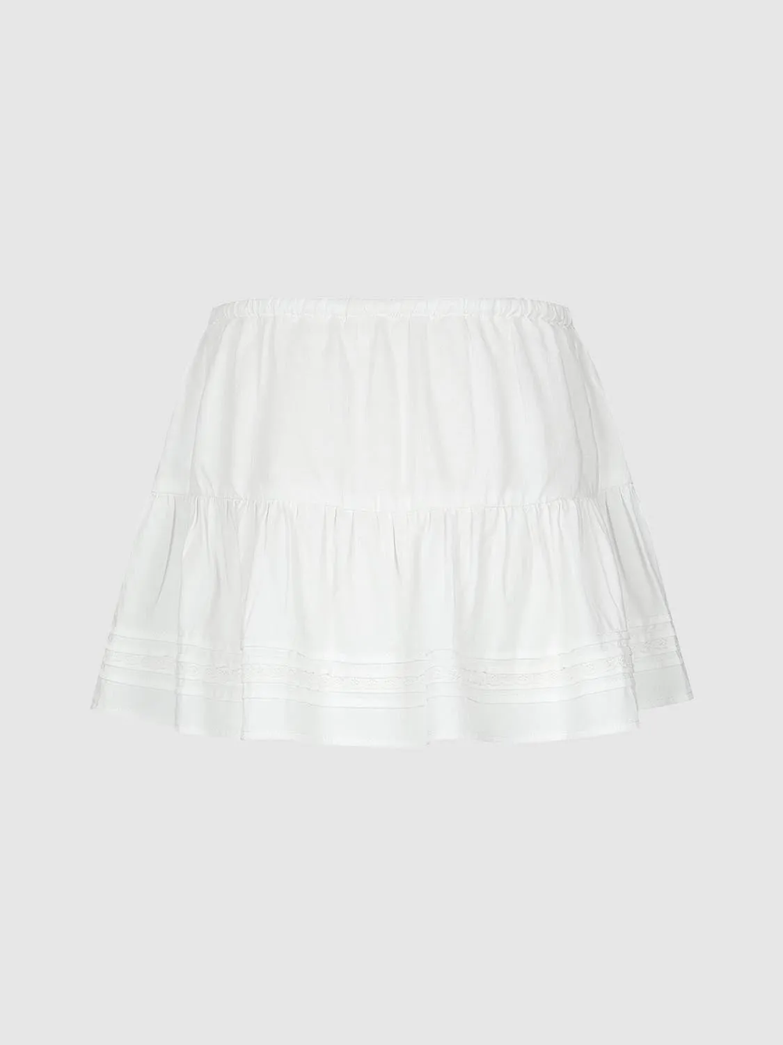 Tiered Mini Skirts