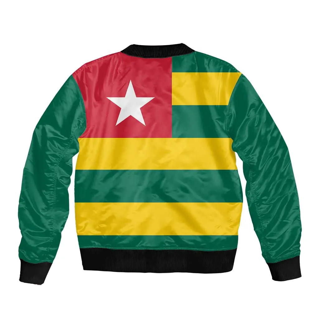 Togolese Independence Day Bomber Jacket Flag Style LT15