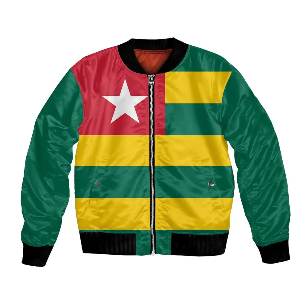 Togolese Independence Day Bomber Jacket Flag Style LT15