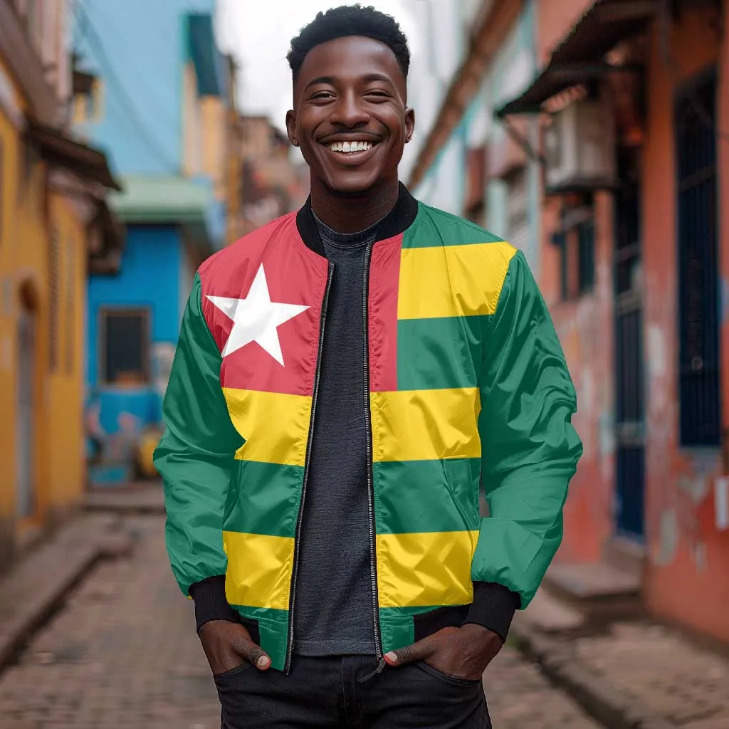 Togolese Independence Day Bomber Jacket Flag Style LT15