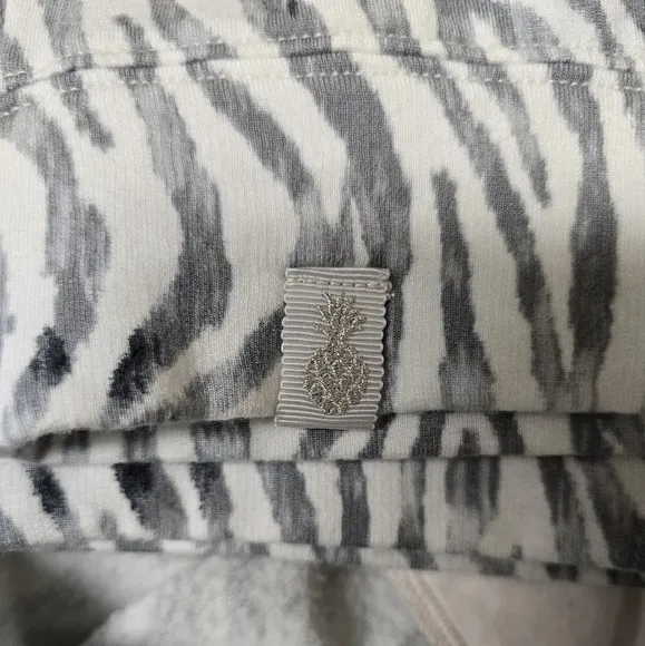 Tommy Bahama Sea Mist Zesty Zebra Jogger Pant Island Soft 2 Pockets Sz Lg