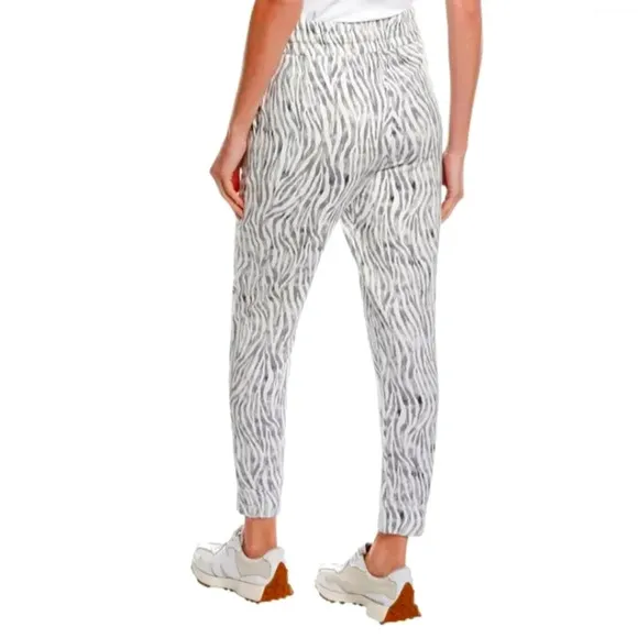 Tommy Bahama Sea Mist Zesty Zebra Jogger Pant Island Soft 2 Pockets Sz Lg