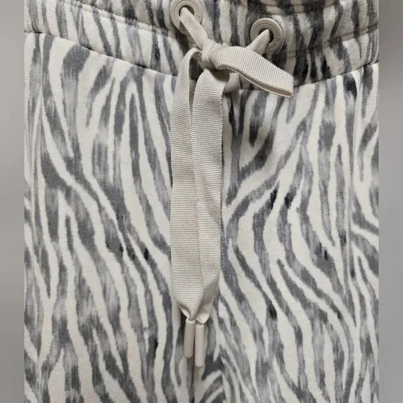 Tommy Bahama Sea Mist Zesty Zebra Jogger Pant Island Soft 2 Pockets Sz Lg