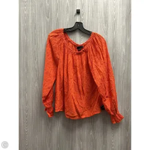 Top Long Sleeve Basic By Sanctuary In Orange, Size: L