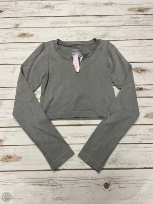 Top Long Sleeve Basic By Wild Fable In Grey, Size: S