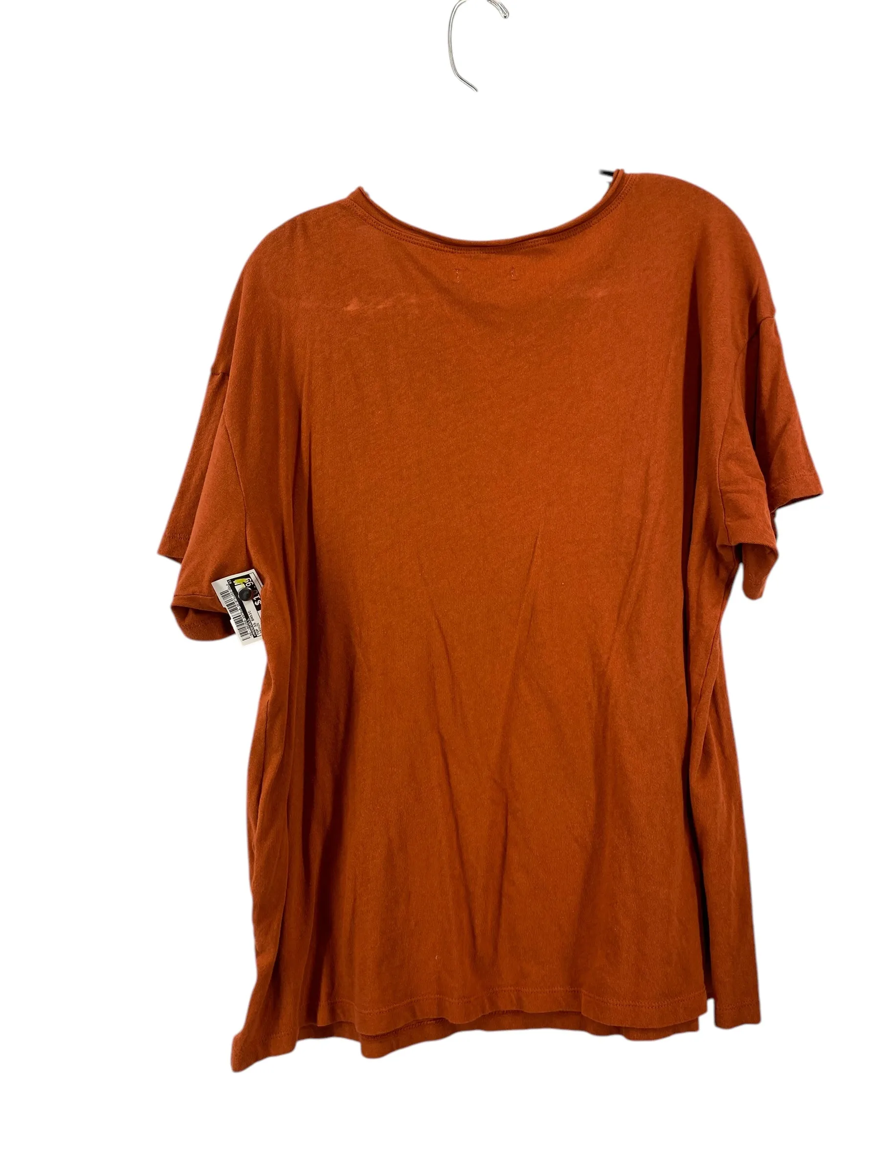 Top Short Sleeve Basic By Madewell In Bronze, Size: L