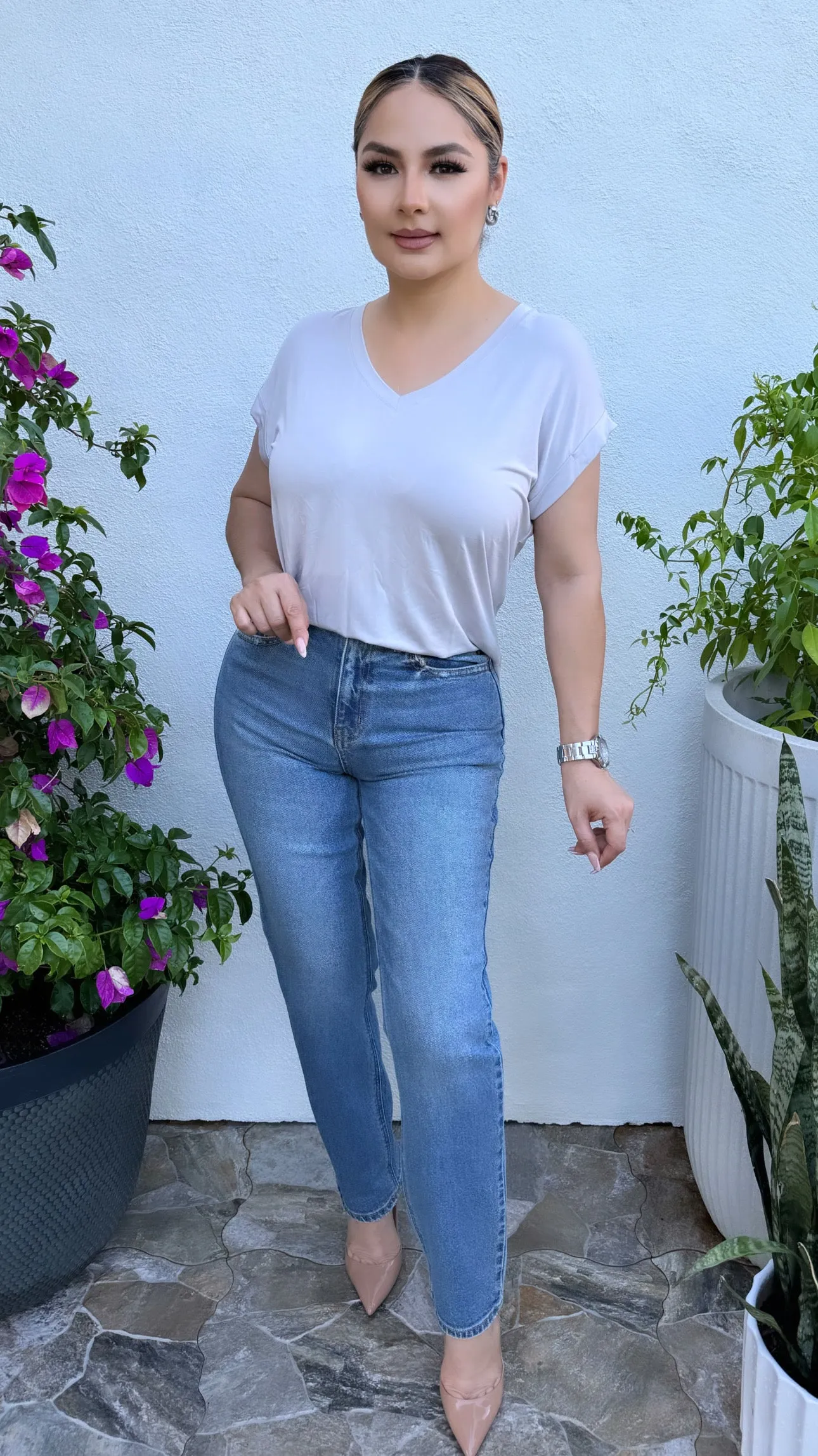 TREAT ME BETTER GREY TEE