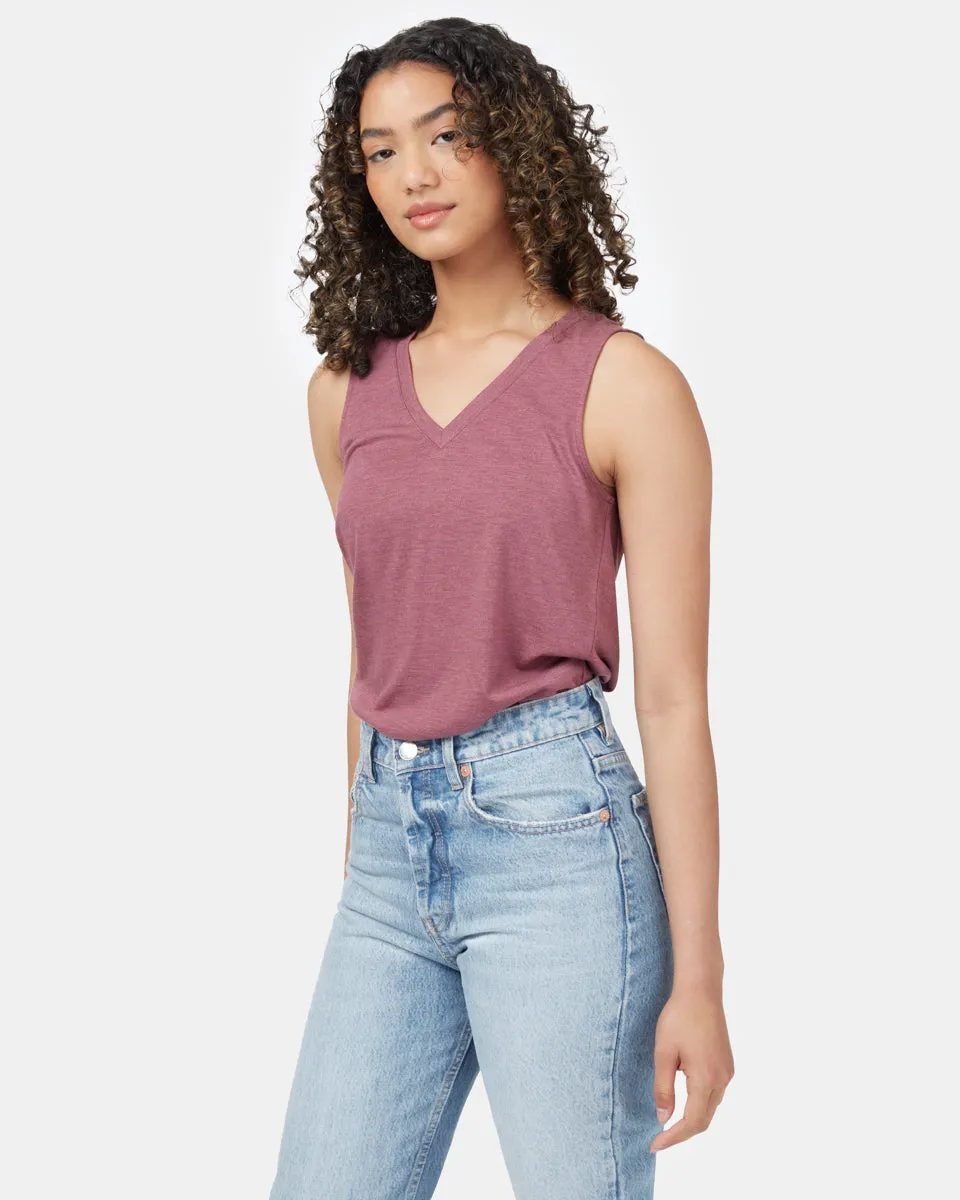 TreeBlend V-Neck Tank