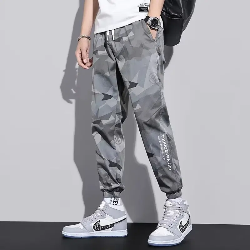 Trendige Herren Sommer-Camouflagehose - Perfekt für Arbeit, Sport und Freizeit