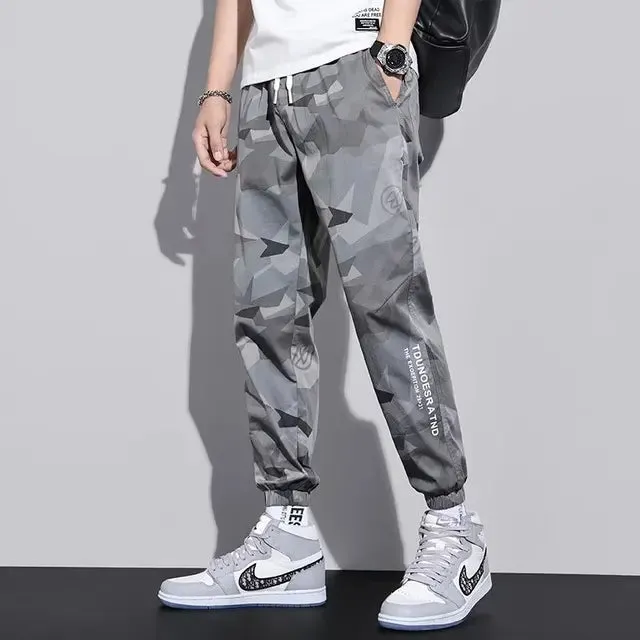 Trendige Herren Sommer-Camouflagehose - Perfekt für Arbeit, Sport und Freizeit