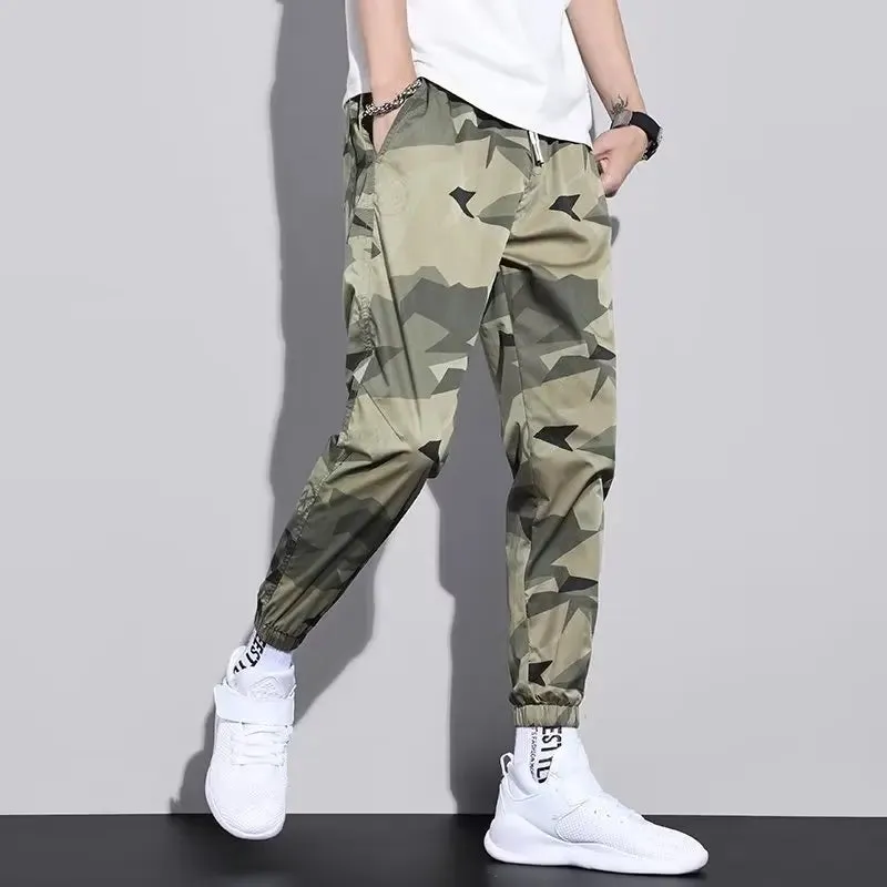 Trendige Herren Sommer-Camouflagehose - Perfekt für Arbeit, Sport und Freizeit