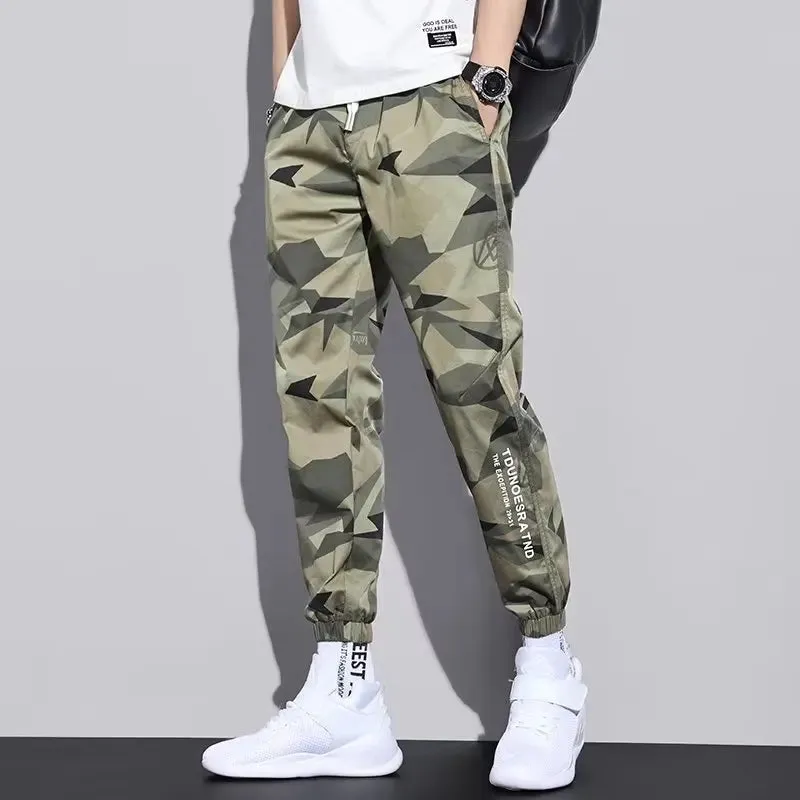 Trendige Herren Sommer-Camouflagehose - Perfekt für Arbeit, Sport und Freizeit