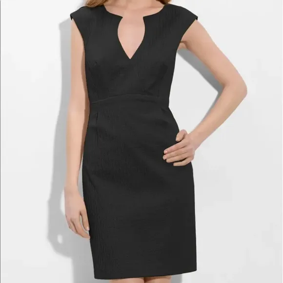 Trina Turk Sleeveless Sheath Textured Mini Dress