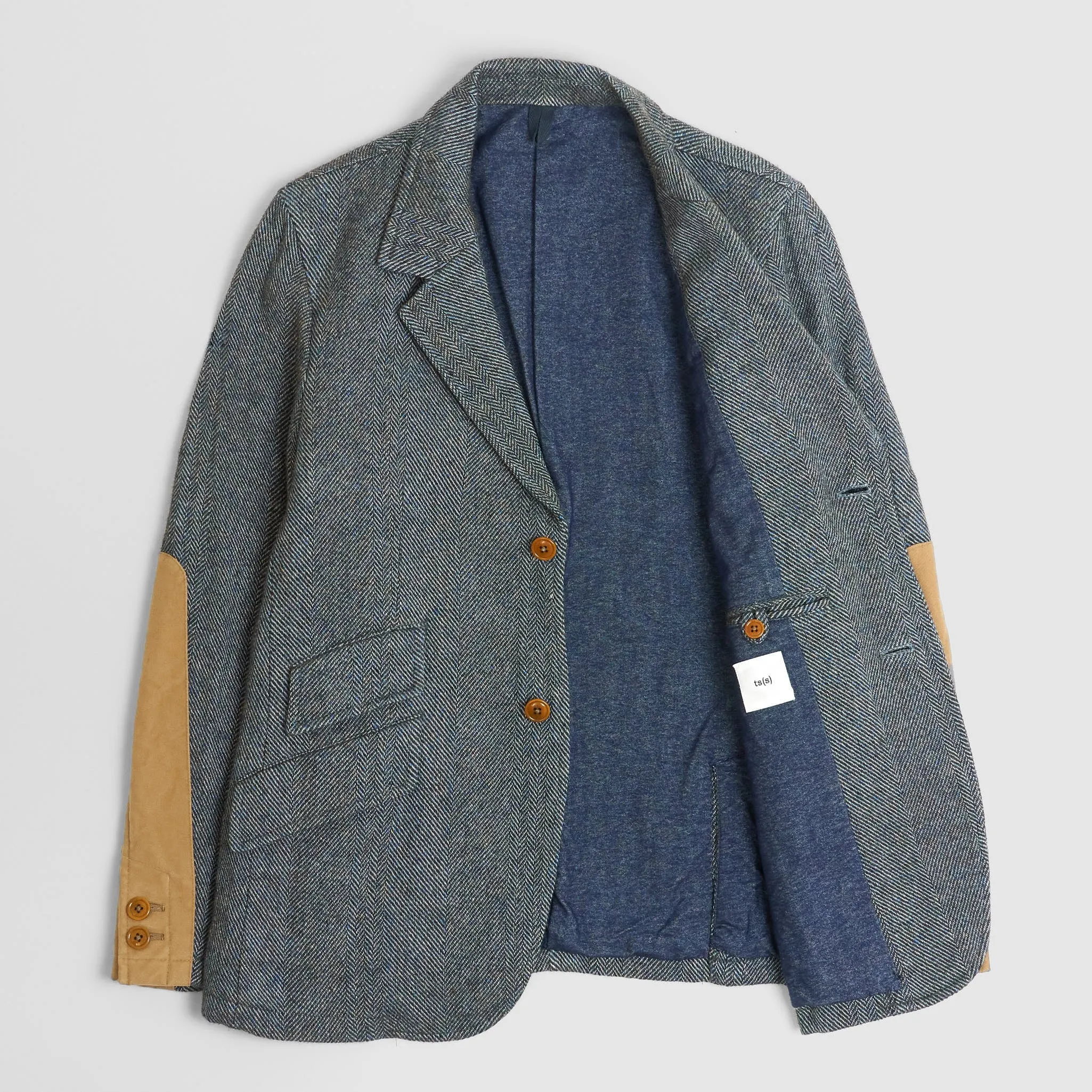 ts(s) Herringbone Wool Blazer Jacket