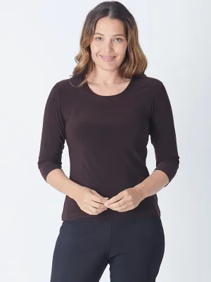 Tubular Body Top - Choc 6183-S
