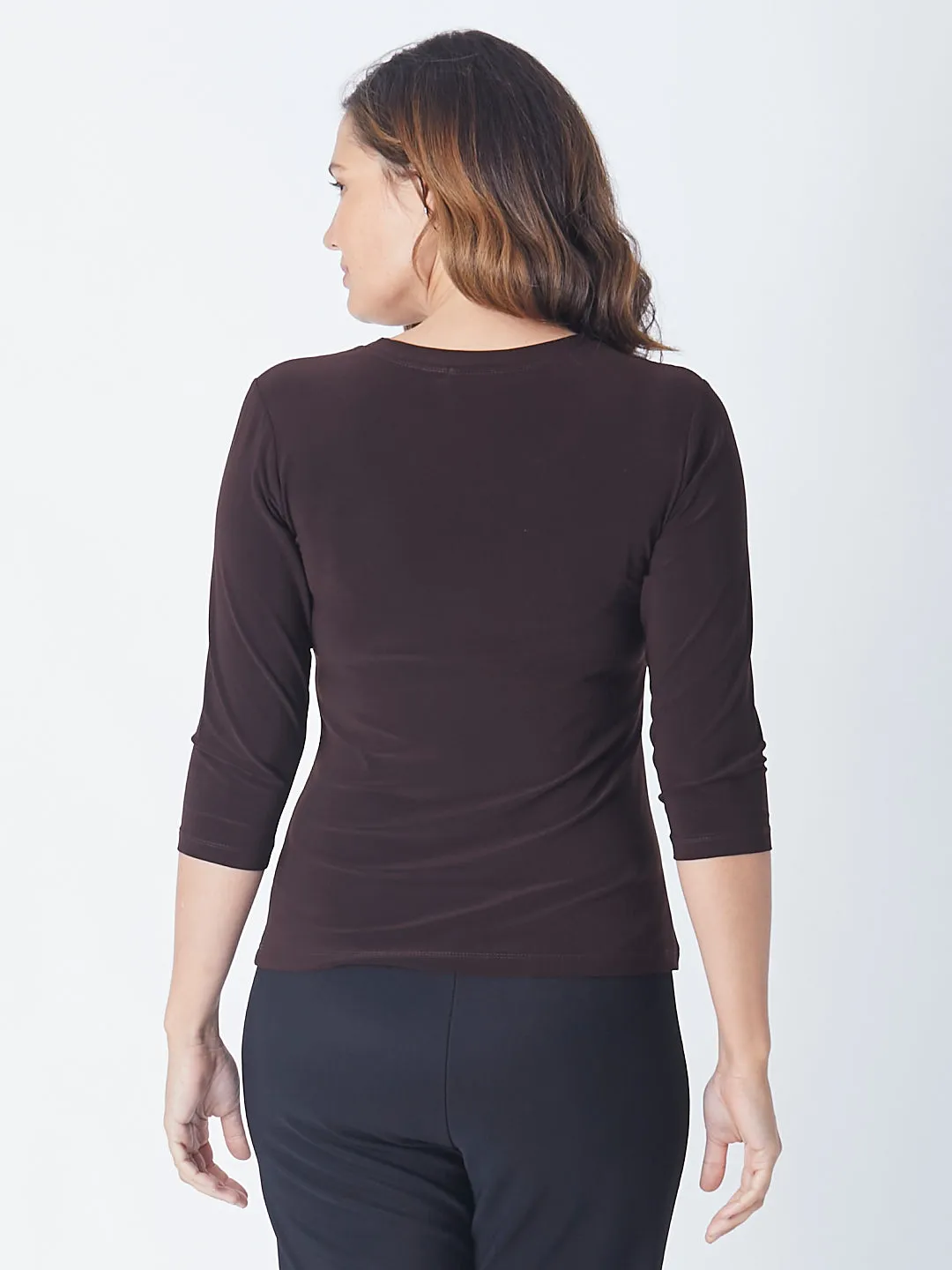 Tubular Body Top - Choc 6183-S