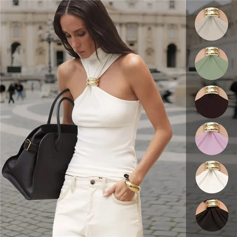 Turtleneck Basic Knit Top