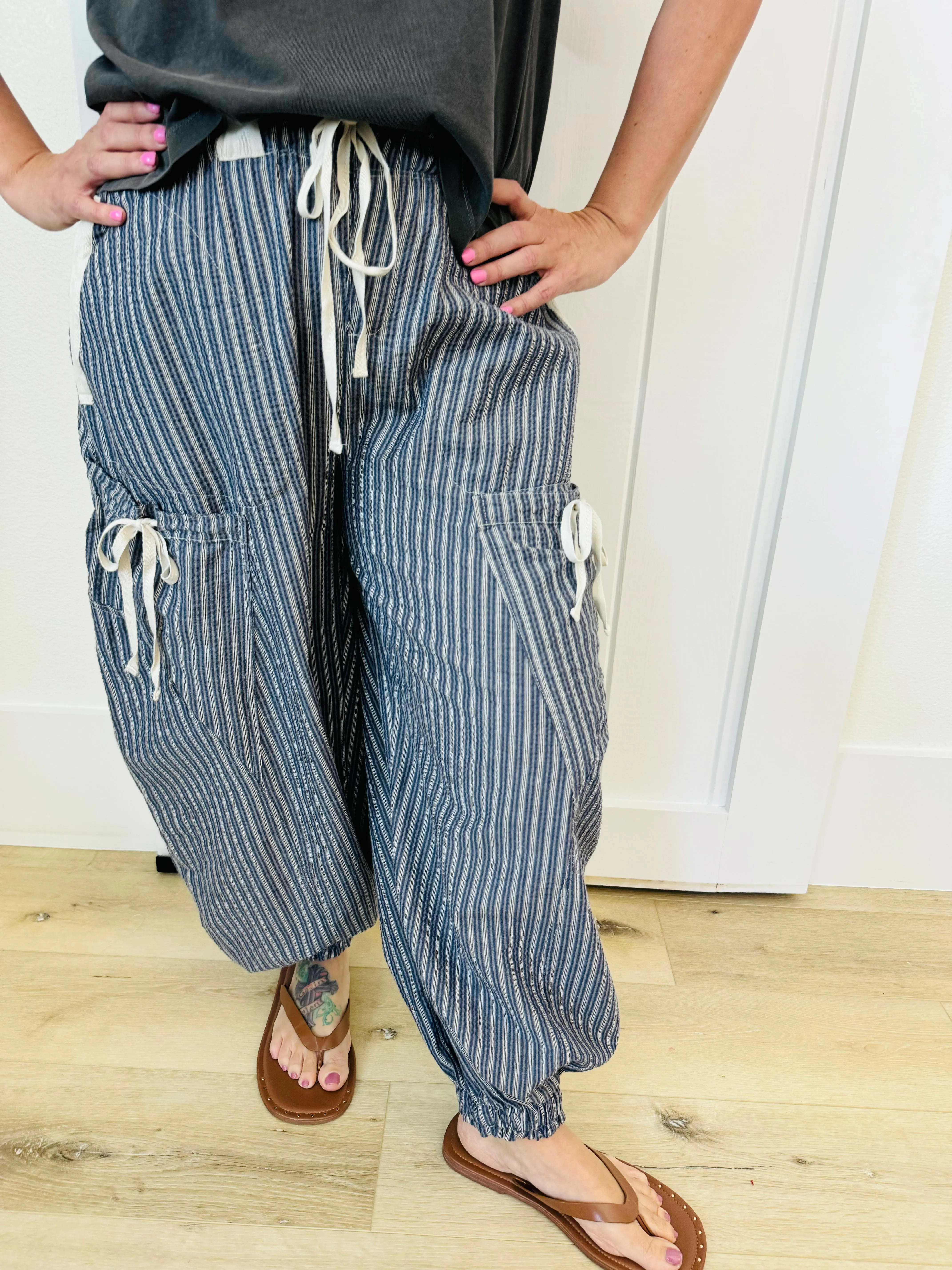 Urban Ease Striped Pants
