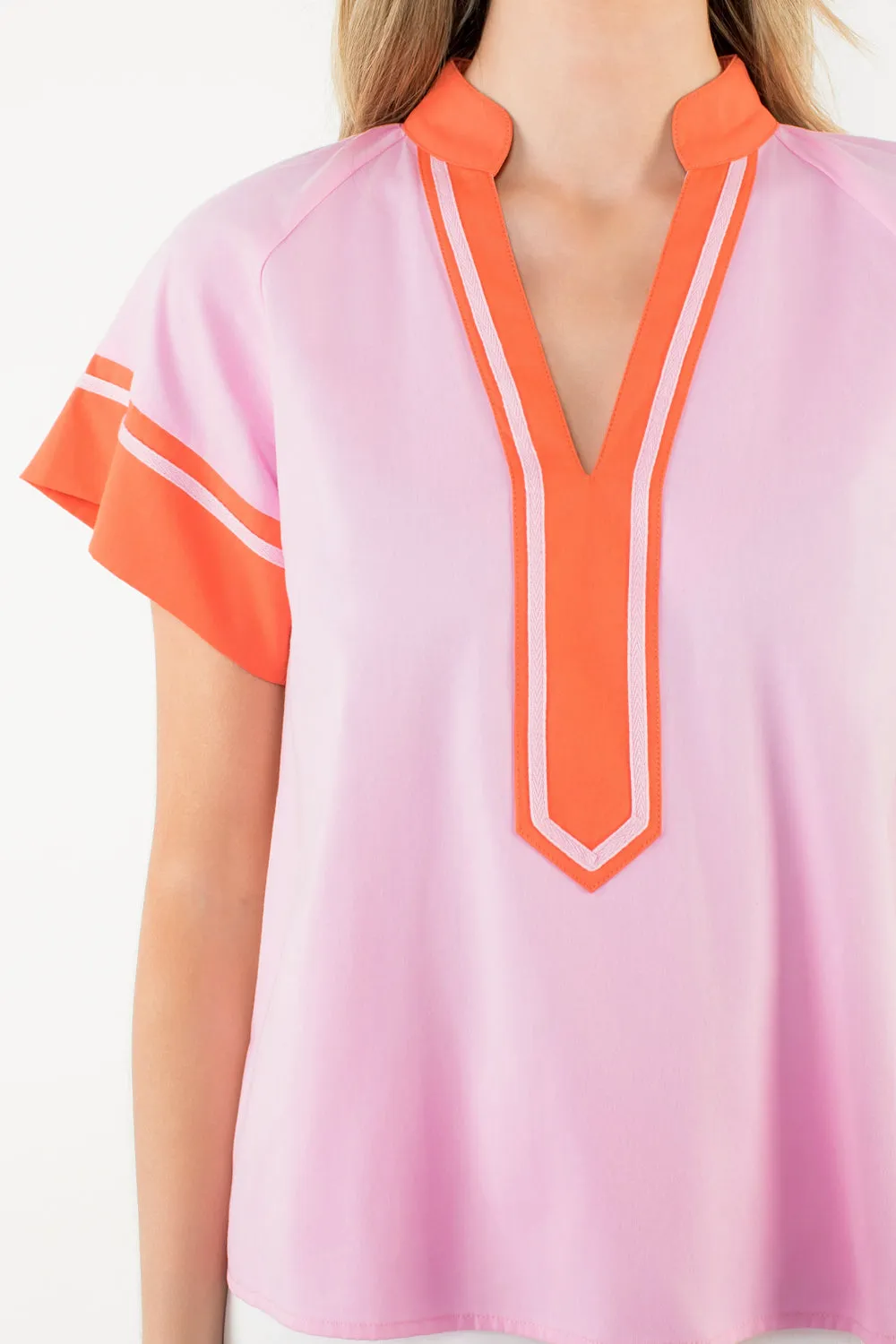V-Neck Boxy Top