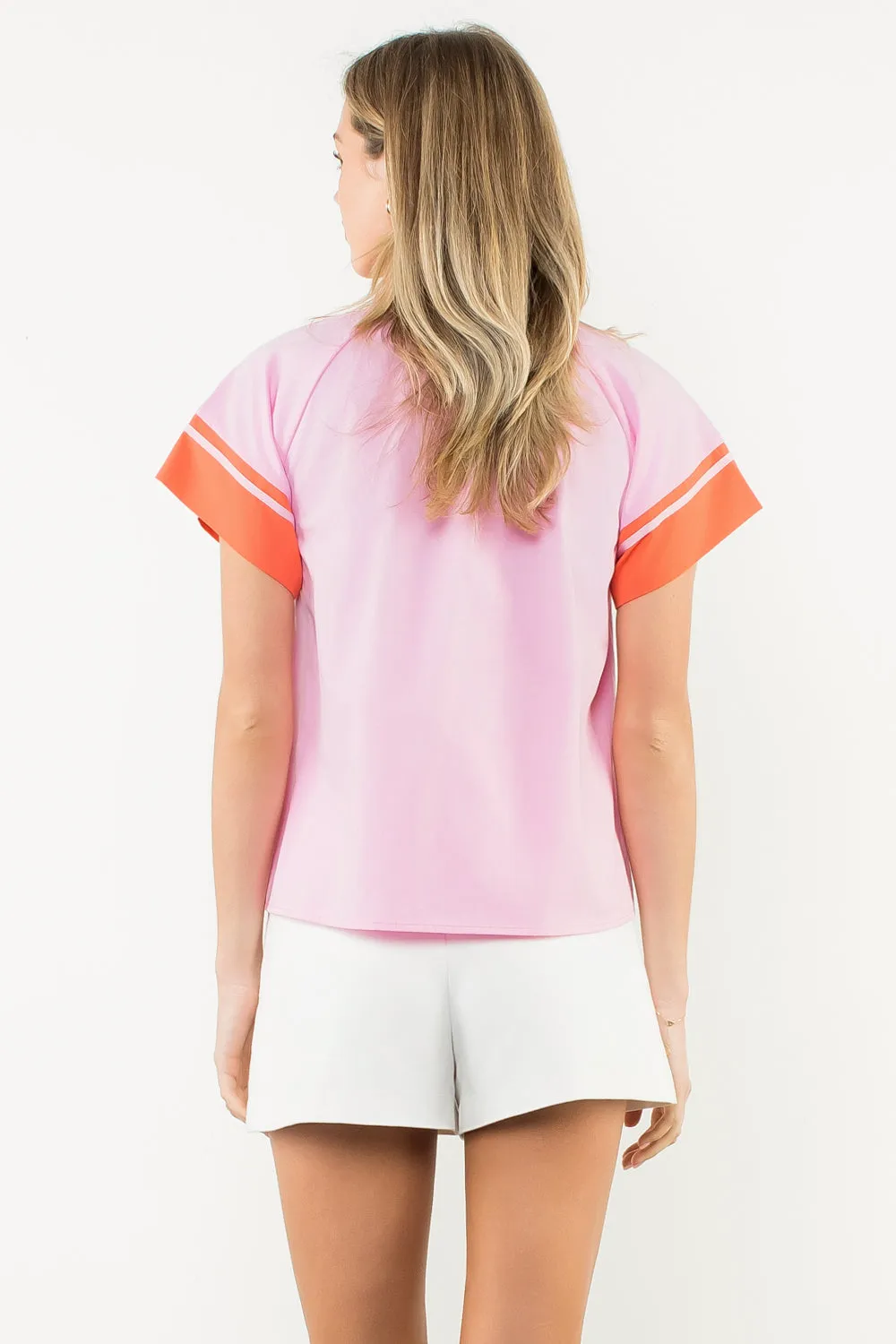 V-Neck Boxy Top