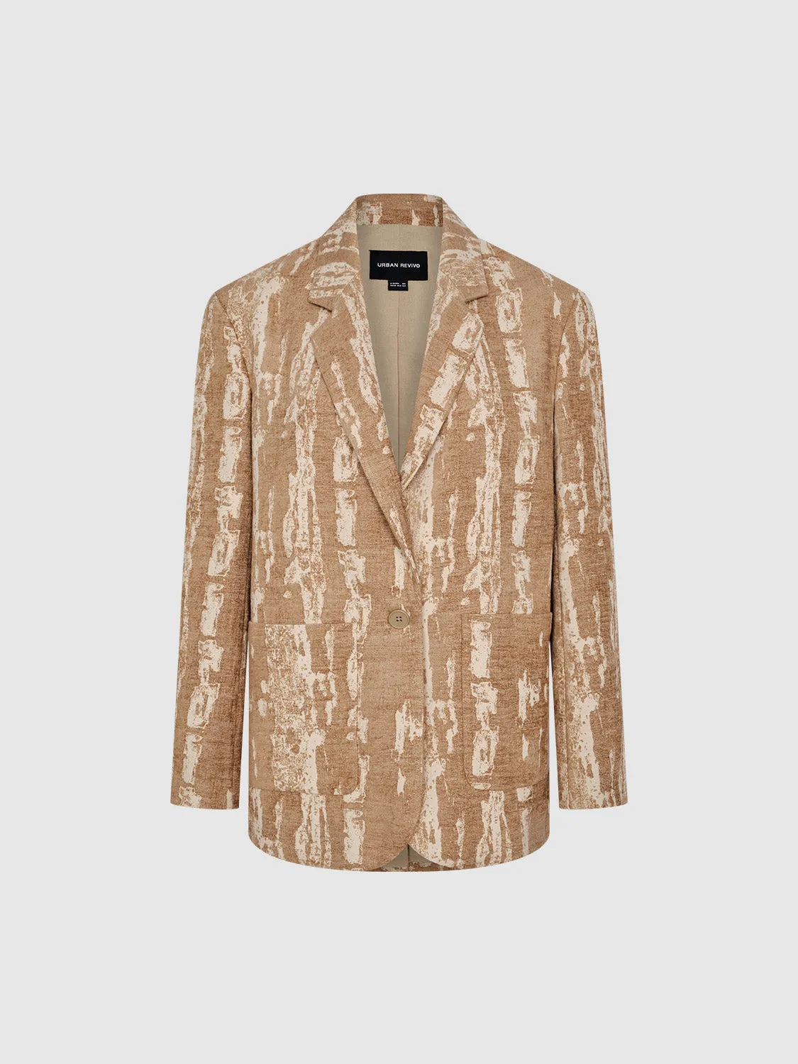 V-Neck Straight Blazers
