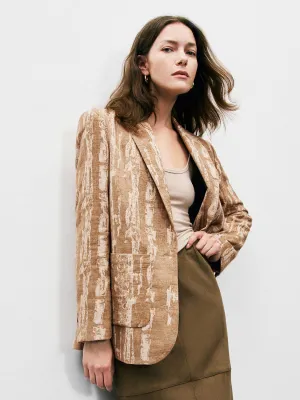 V-Neck Straight Blazers