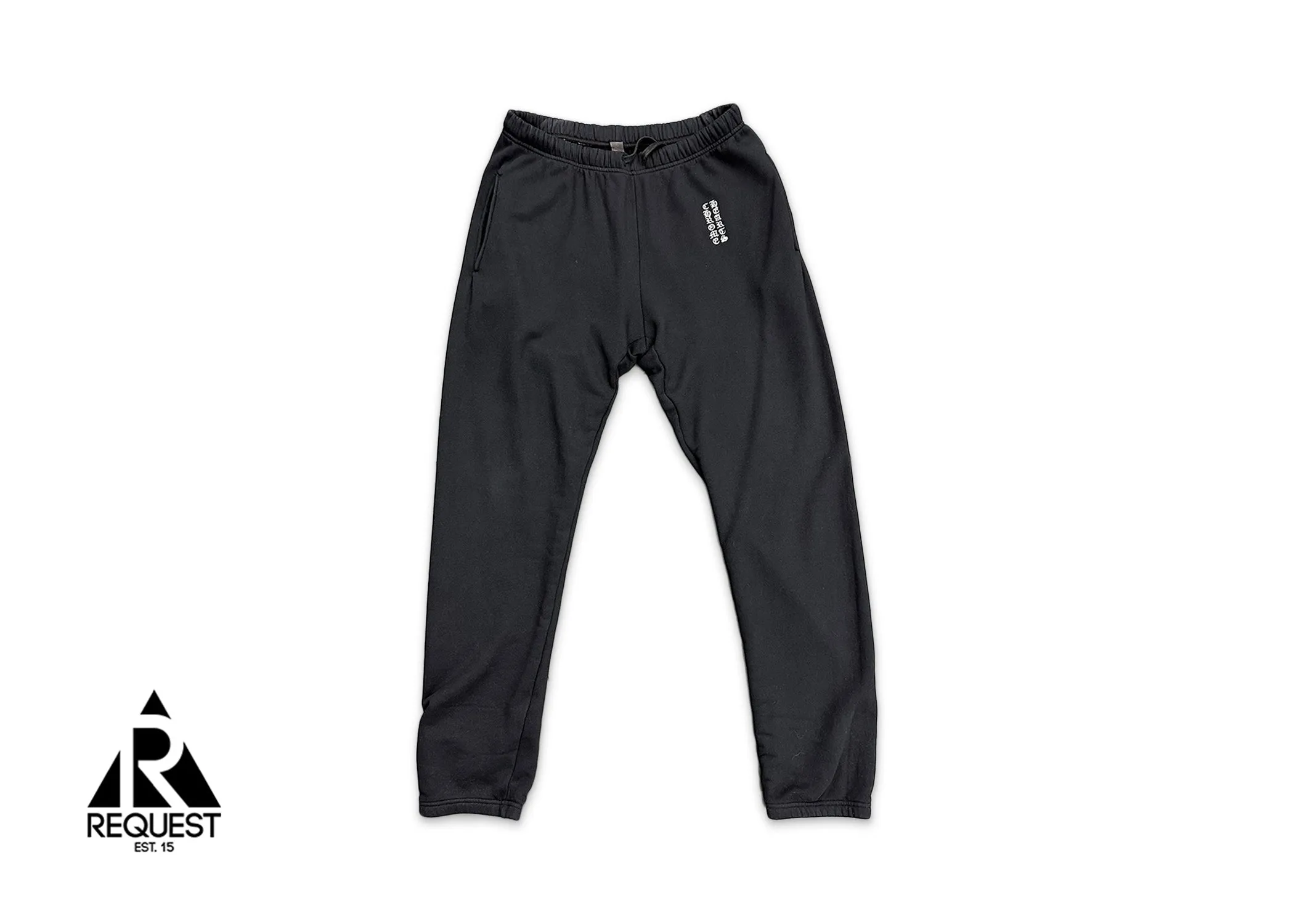 Vertical Logo Sweatpants "Black"