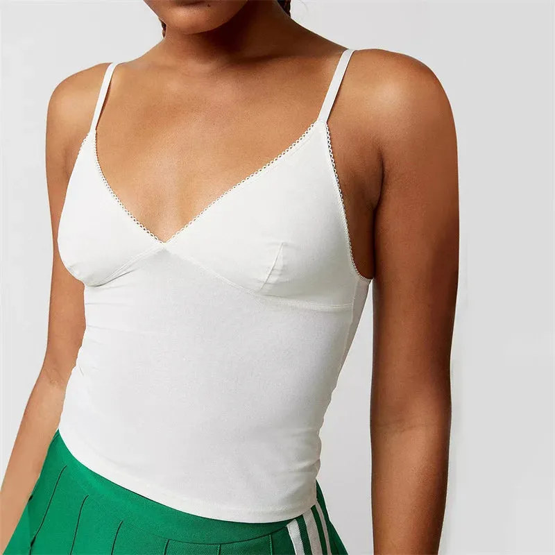 Vibrant Deep V-Neck Camisole