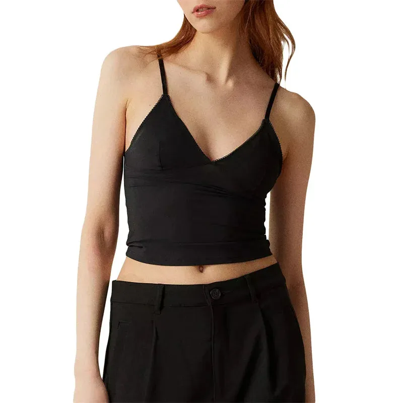 Vibrant Deep V-Neck Camisole