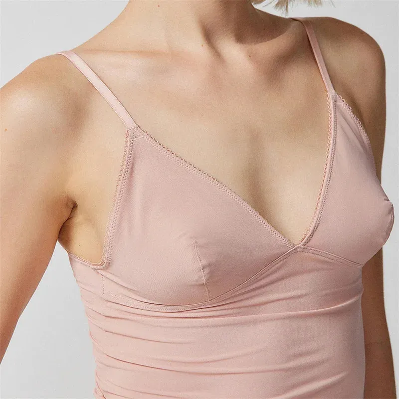 Vibrant Deep V-Neck Camisole