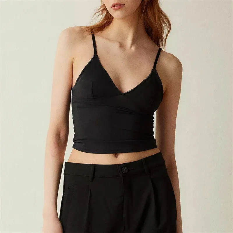 Vibrant Deep V-Neck Camisole