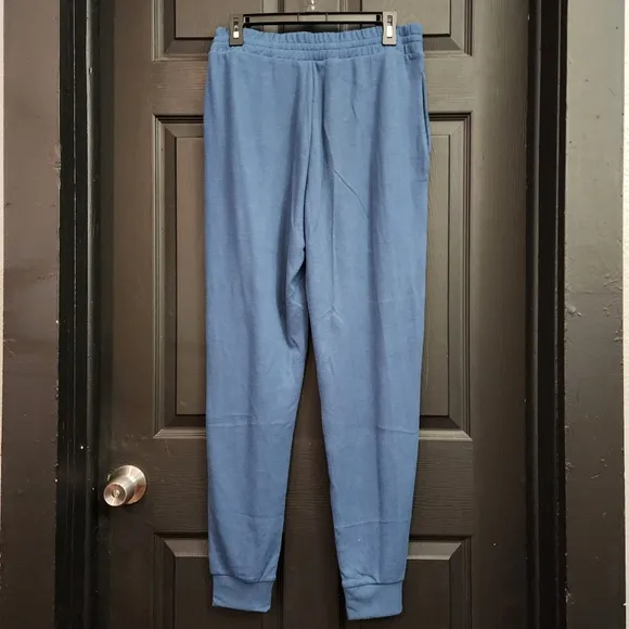 Victoria's Secret Glow Waffle Henley Jogger Set in Blue