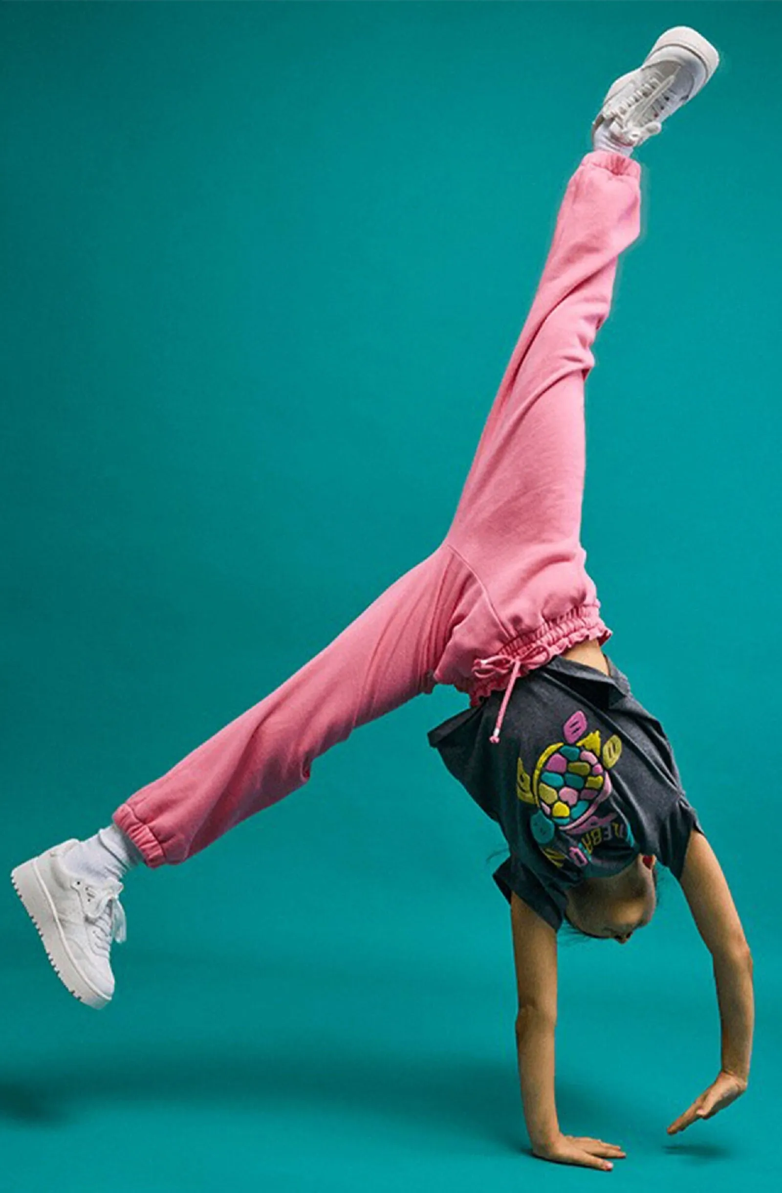 VILEBREQUIN Girls Cotton Jogger Pants Solid