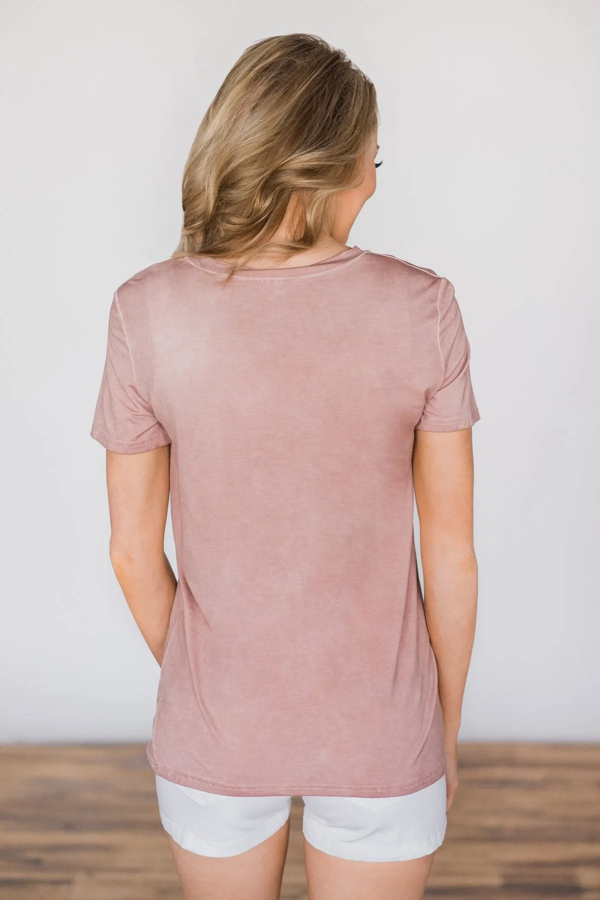 Vintage Beauty Mauve Top