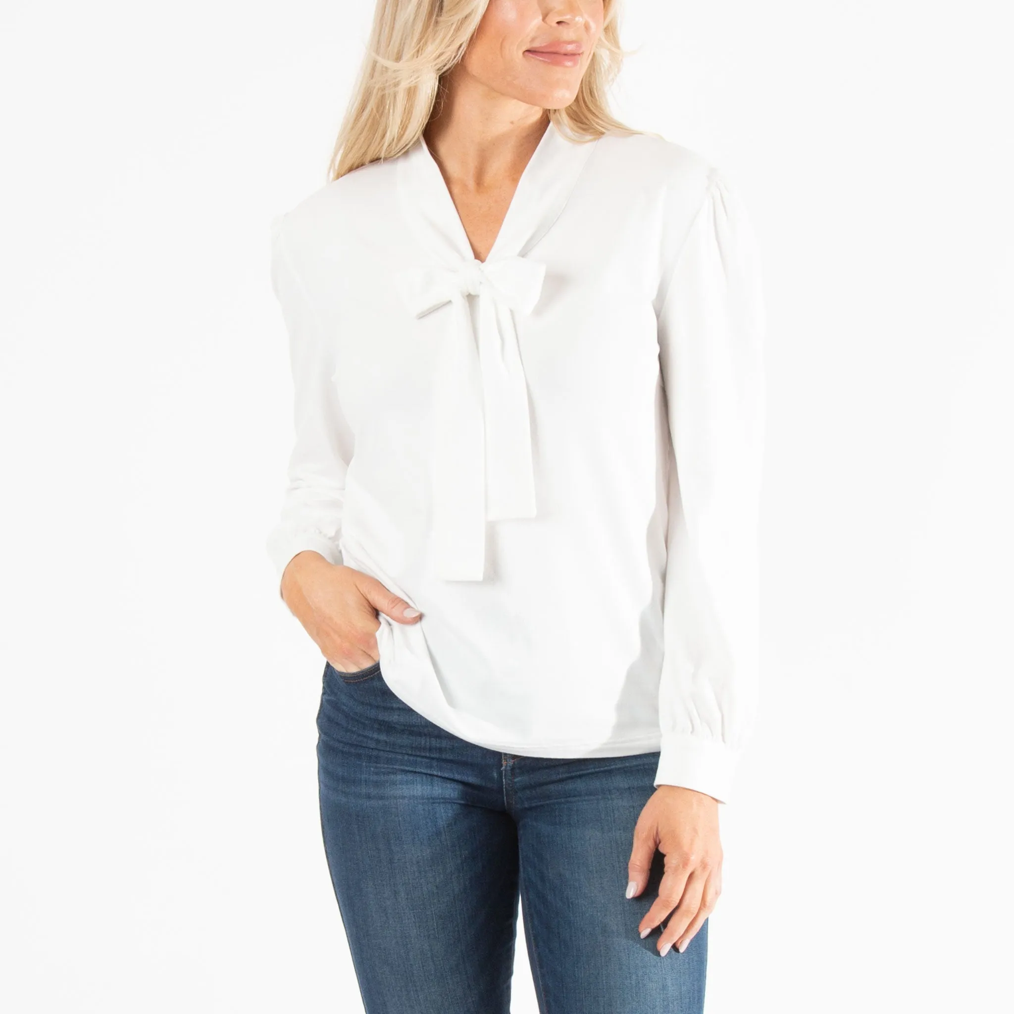 Vivi V-Neck Tie Top