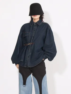 WAIST HOOK DENIM JACKET