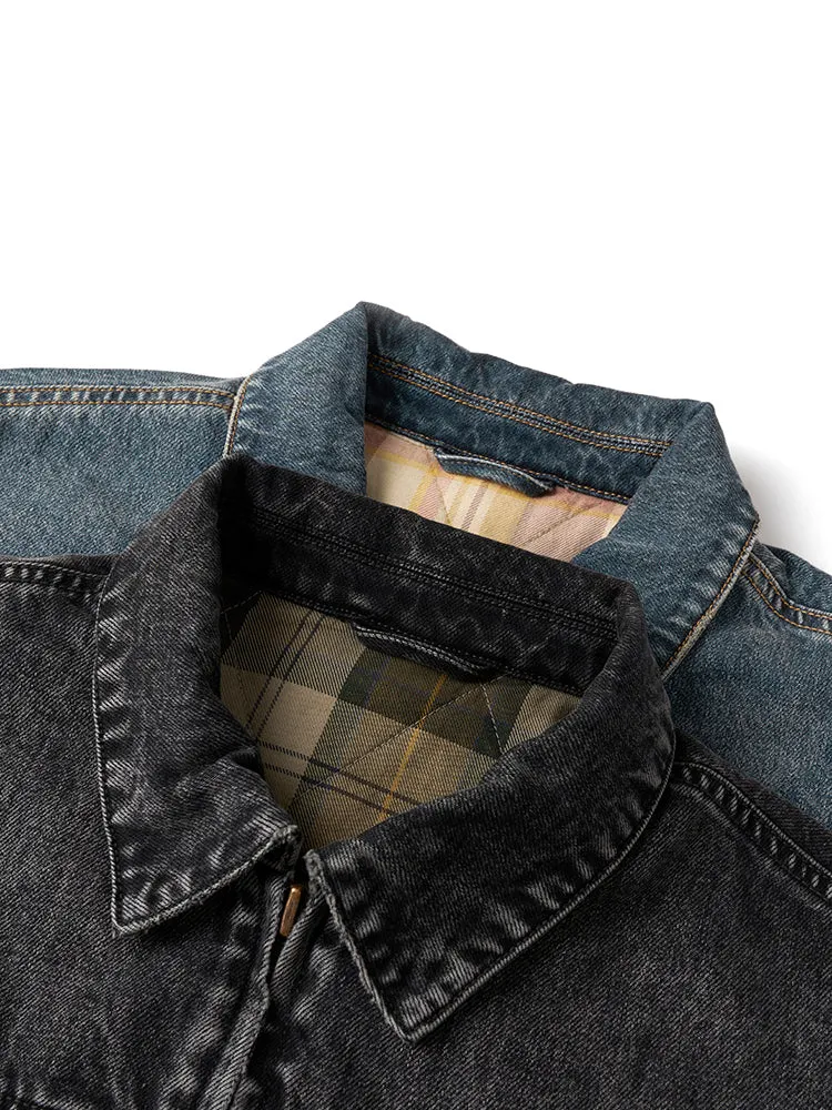 Warm Quilted Denim Jackets