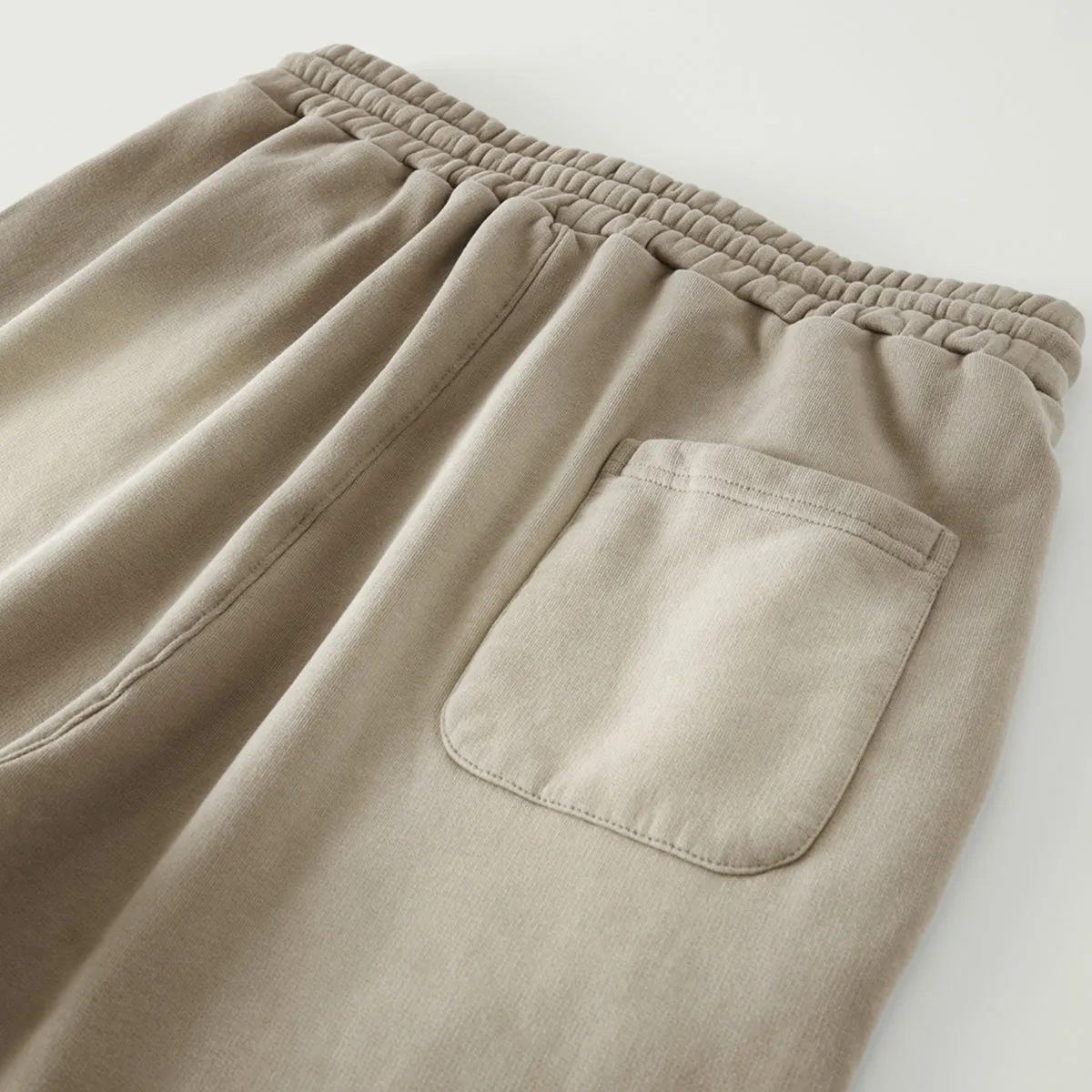 Washed Beige Sweatpants x Oversized Baggy Pants