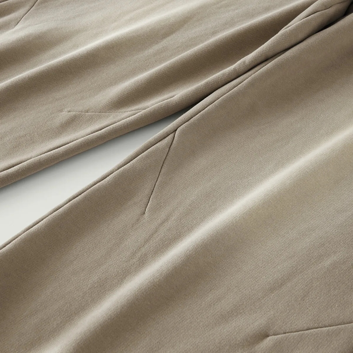 Washed Beige Sweatpants x Oversized Baggy Pants