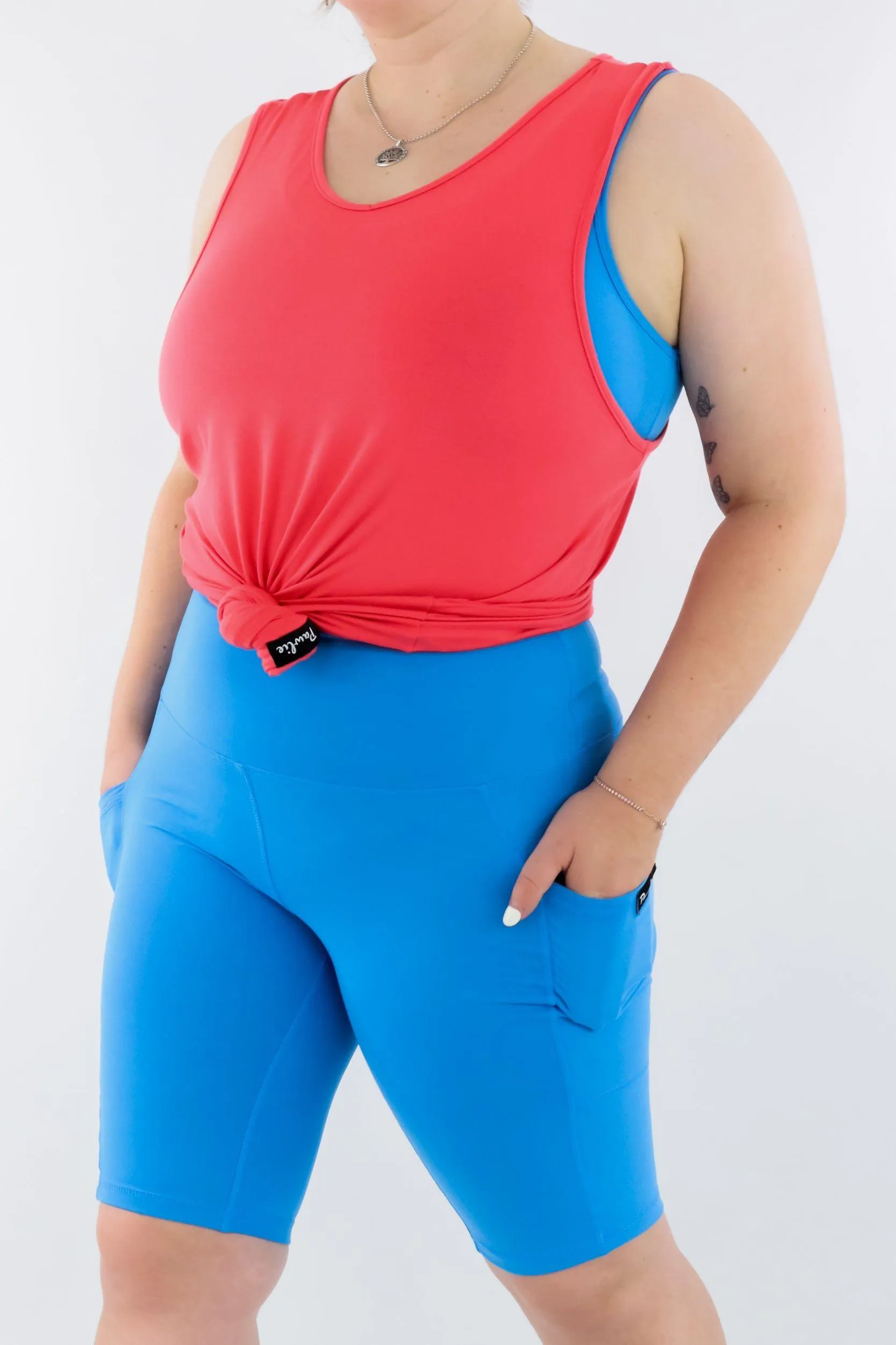 Watermelon - Long Tank Top - V-neck - Sleeveless
