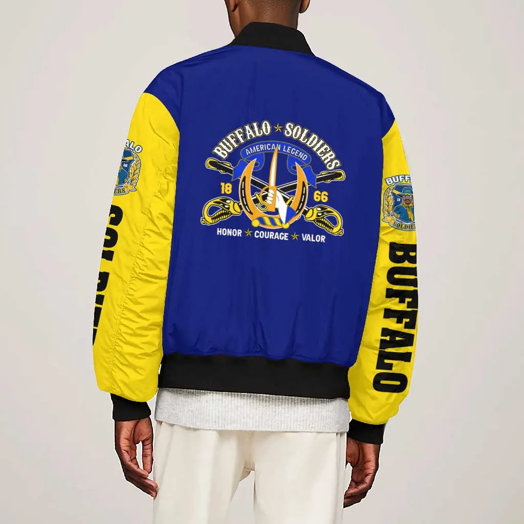 We Can We Will Buffalo Soldiers Bomber Jacket Us Army Ready and Forward DT02