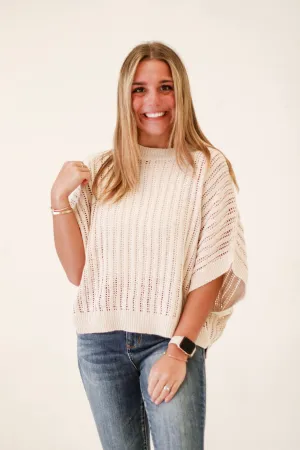 Weekend Wanderlust Loose Fit Dolman Sleeve Top in Oatmeal