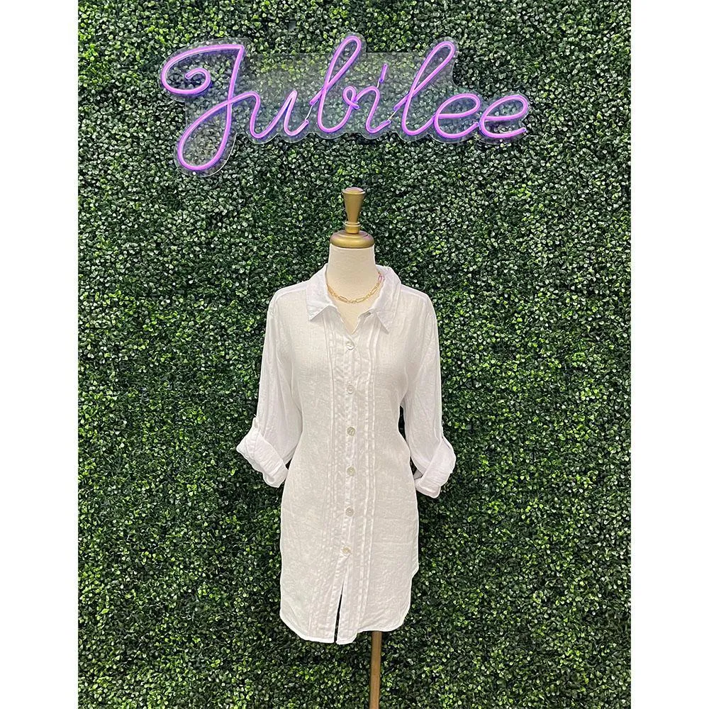 White Boyfriend Shirt